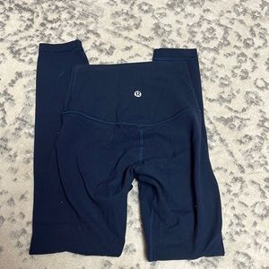 Navy Lulu Align 25 Leggings